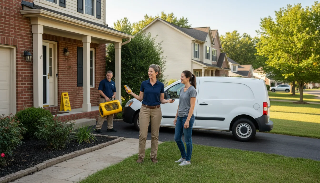 Water restoration image for Water Damage & Restoration Services in Columbus Junction, IA